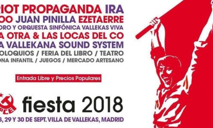 Ediciones Irreverentes y M.A.R. Editor en la Fiesta del PCE 2018